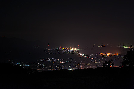 伊万里トラピスチヌ修道院近くの夜景