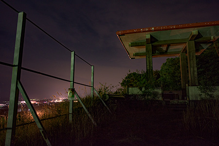 豊浜SA （下り）展望台の夜景