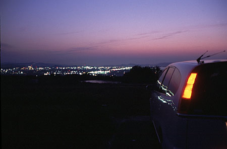 壺瓶山の夜景
