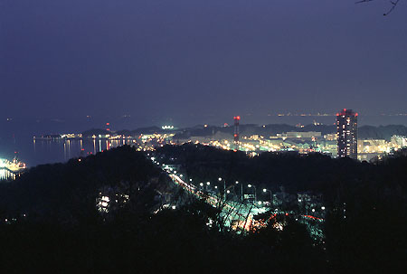 塚山公園の夜景