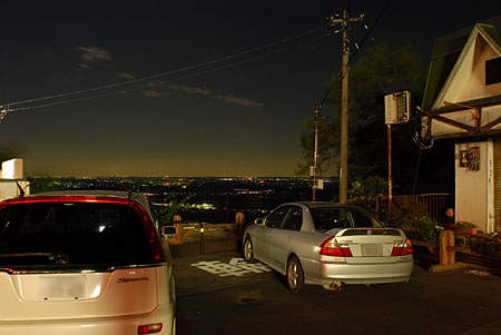 筑波山神社入口の夜景