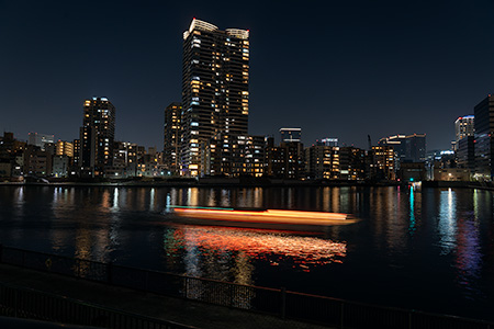 佃公園の夜景