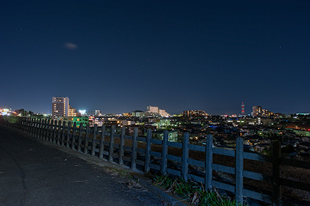 つくし野馬の背の夜景