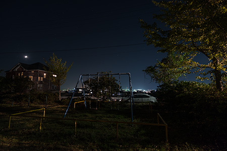 綱取公園の夜景