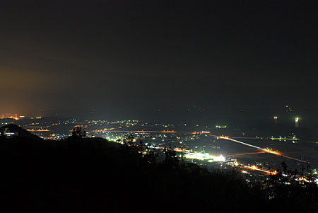 津峯スカイラインの夜景
