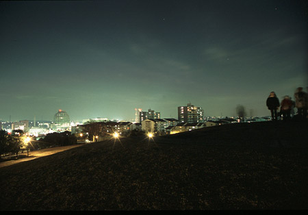 鶴牧東公園の夜景