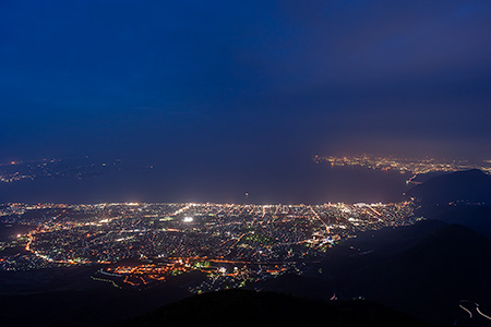 鶴見岳の夜景