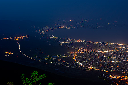 鶴見岳の夜景