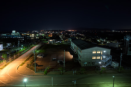 内灘総合公園　円形展望台の夜景