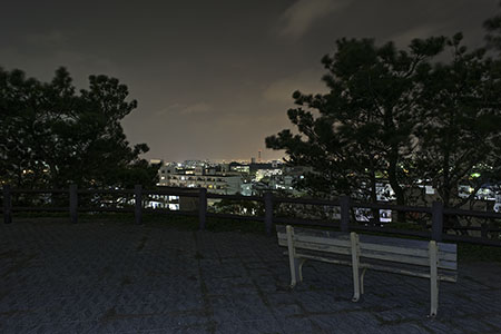 上原高台公園の夜景