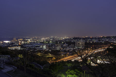 浦添大公園の夜景