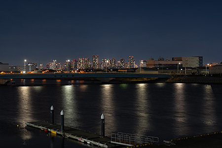 若洲海浜公園 展望台の夜景