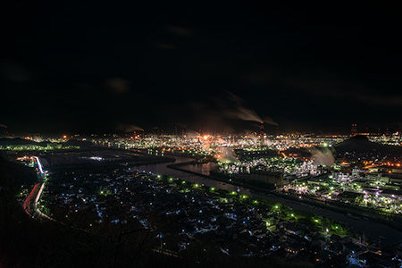 鷲羽山スカイラインの夜景