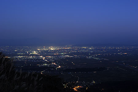 弥彦山の夜景