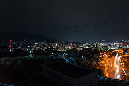 矢岳町の夜景