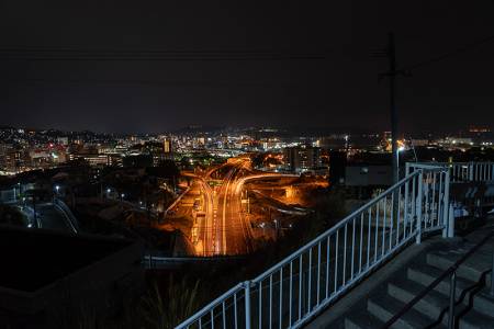 矢岳町の夜景