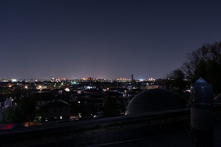 八幡神社の夜景