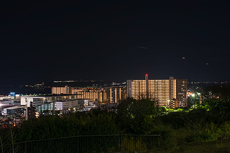 横須賀中央公園の夜景