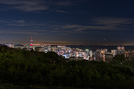 横須賀中央公園の夜景