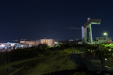 横須賀中央公園の夜景