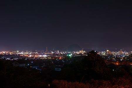 吉田松陰誕生地の夜景