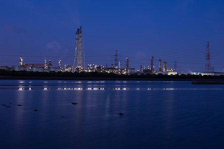 養老川臨海公園の夜景