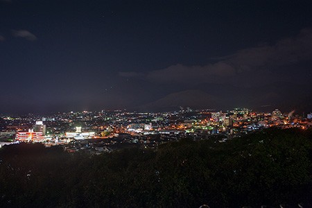 湯けむり展望台の夜景