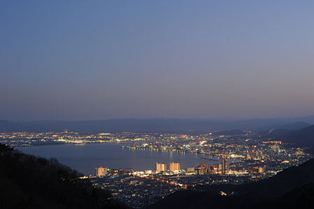 夢見ヶ丘　比叡山ドライブウエイの夜景
