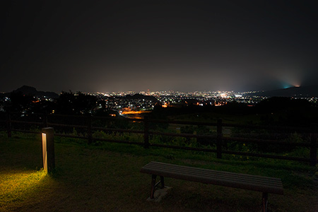 ミュージアムパーク　展望台の夜景