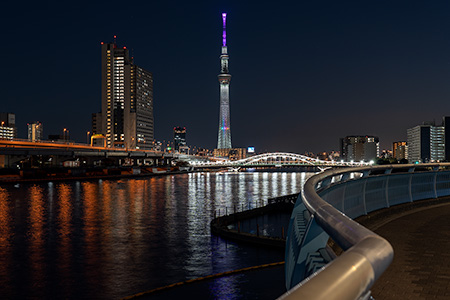 瑞光橋の夜景