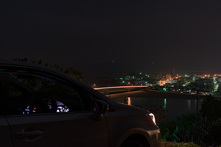瑞龍寺近くの夜景