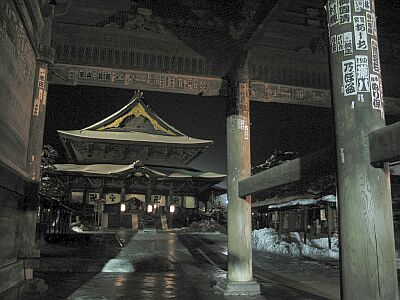 善光寺 雲上殿 こよなく夜景を愛する人へ